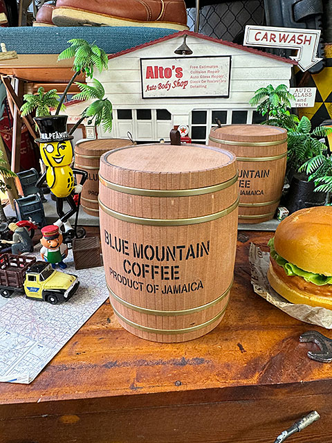 ミニ樽　（ブラウン/Lサイズ）　単品　たる型　小物入れ　MADE IN JAPAN　■　アメリカン雑貨　アメリカ雑貨 | 