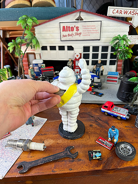 ミシュラン　ビバンダム　キャストアイアン製　ヴィンテージオブジェ　バンク　Sサイズ　（ハロービブ）　貯金箱 爆買 |  | 04