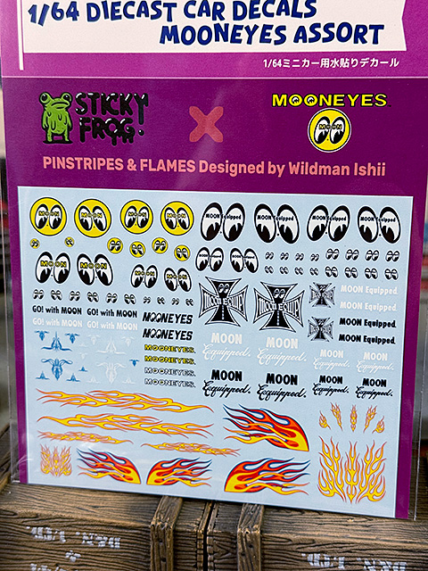ムーンアイズ　1/64　ミニカー用　水貼りデカール　カスタムステッカー ■ アメリカン雑貨 アメリカ雑貨 |  | 01