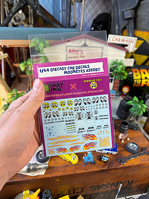 ムーンアイズ　1/64　ミニカー用　水貼りデカール　カスタムステッカー ■ アメリカン雑貨 アメリカ雑貨 |  | 03
