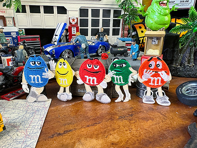 M&M's　キャラクターワッペン　ミニサイズ　（全5色セット） ■ アメリカン雑貨 アメリカ雑貨｜candytower