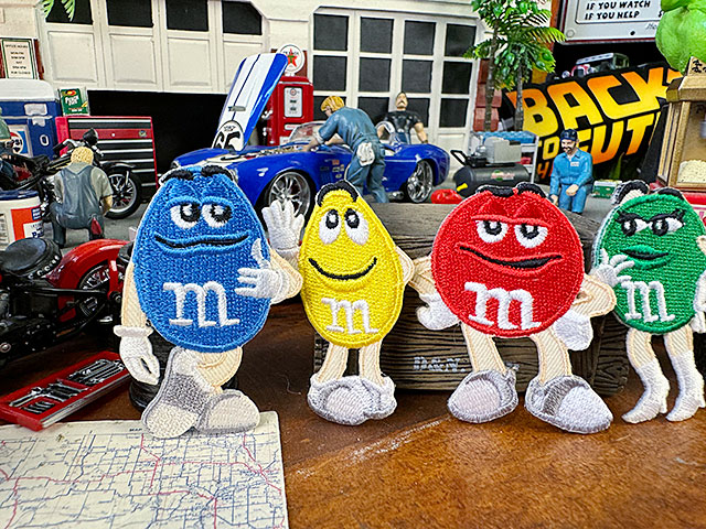 M&M's　キャラクターワッペン　ミニサイズ　（全5色セット） ■ アメリカン雑貨 アメリカ雑貨｜candytower｜03