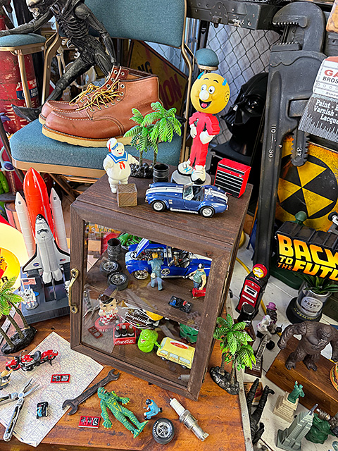 ボワシー ガラスショーケース （ブラウン） □ アメリカン雑貨