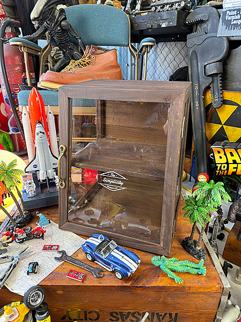 ボワシー ガラスショーケース （ブラウン） □ アメリカン雑貨