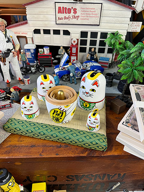 ラッキーキャット　マトリョーシカ　招き猫　※ミニ畳は付属しません ■ アメリカン雑貨 アメリカ雑貨 |  | 05