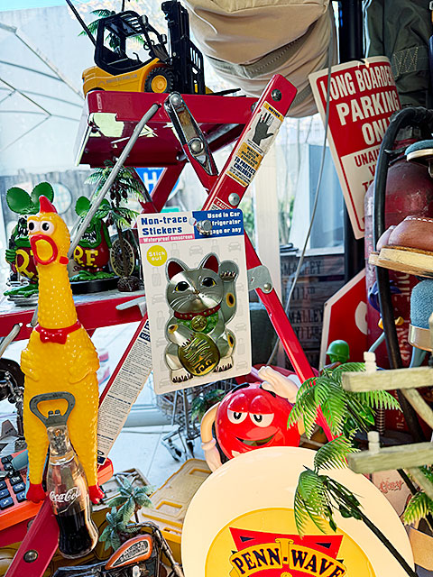 クルマにも貼れる！　招き猫　リフレクター　ステッカー　商売繁盛　千客万来　金運アップ ■ アメリカン雑貨 アメリカ雑貨 |  | 03