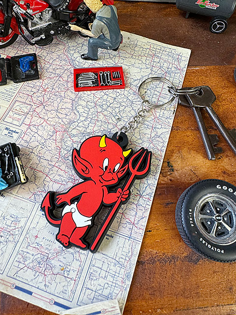 ホットスタッフ　ラバーキーホルダー ■ アメリカン雑貨 アメリカ雑貨 | 