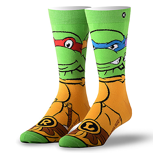 ODD　SOX　ミュータント　タートルズ　ソックス　（RETRO TURTLES）　靴下　8-12　（26〜30cm）　オッドソックス | 