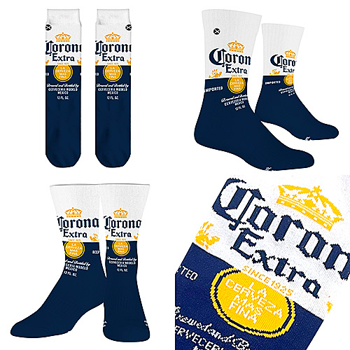 ODD　SOX　コロナビール　ソックス　（CORONA LABEL）　靴下　8-12　（26〜30cm）　オッドソックス　■　アメリカン雑貨　アメリカ雑貨｜candytower｜02