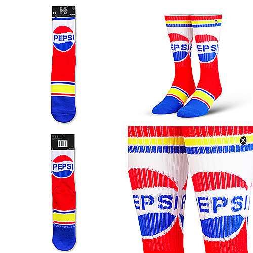 ODD　SOX　ペプシ　ソックス　（RETRO）　靴下　6-13　（24〜31cm）　オッドソックス　■　アメリカン雑貨　アメリカ雑貨 |  | 01