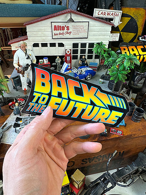 映画　バック・トゥ・ザ・フューチャー　タイトルロゴ　ステッカー　（Lサイズ） ■ アメリカン雑貨 アメリカ雑貨 |  | 02
