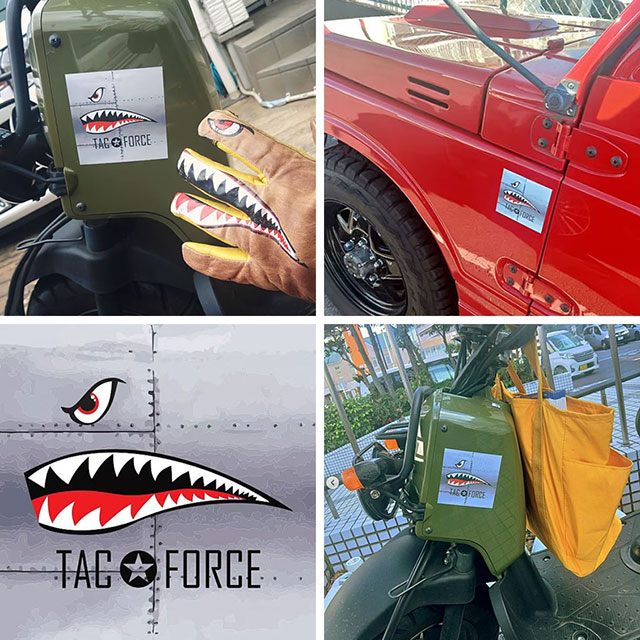 タックフォース　シャークマウス　ステッカー ■ アメリカン雑貨 アメリカ雑貨 |  | 04