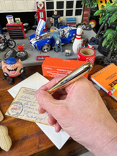 PENCO　ペンコ　バレットボールペン　（ゴールド）　ショート　携帯　コンパクト　0.7mm　高級ペン　油性ボールペン　日本製　ハイタイド | 