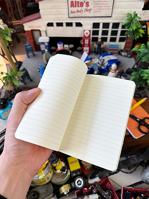 PENCO　ペンコ　ソフトPPノート　A6　文庫本サイズ　（イエロー）　横罫 7mm　罫線　メモ帳　HIGHTIDE　ハイタイド |  | 01