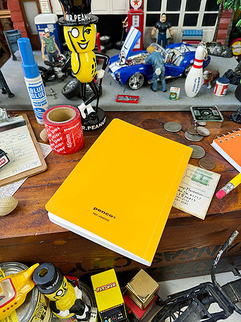 PENCO　ペンコ　ソフトPPノート　A6　文庫本サイズ　（イエロー）　横罫 7mm　罫線　メモ帳　HIGHTIDE　ハイタイド |  | 03