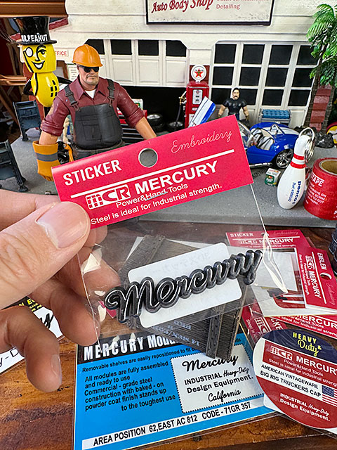 マーキュリー　エンブレム　立体ステッカー　（3Dステッカー） ■ アメリカン雑貨 アメリカ雑貨 | MERCURY