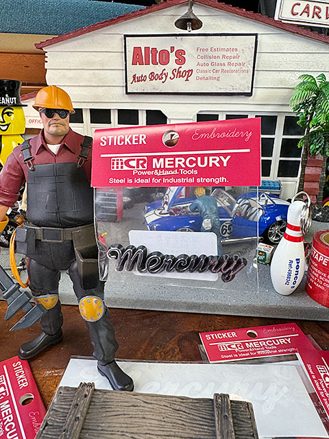 マーキュリー　エンブレム　立体ステッカー　（3Dステッカー） ■ アメリカン雑貨 アメリカ雑貨 | MERCURY | 03