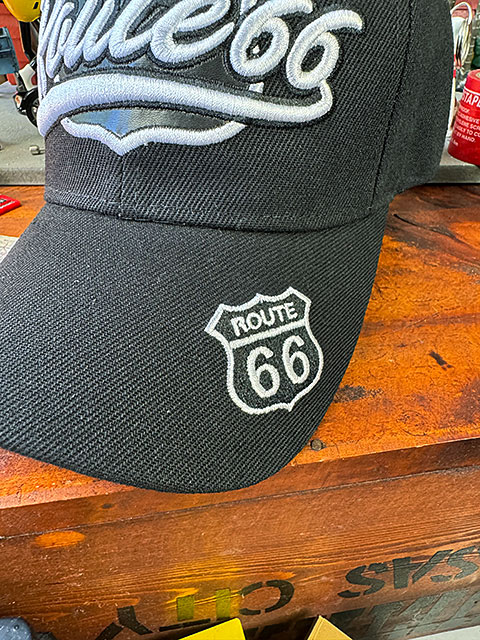 ルート66　キャップ　（ボールパークロゴ/ブラック） ■ アメリカン雑貨 アメリカ雑貨 |  | 02
