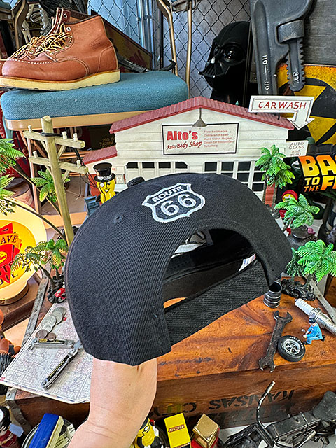 ルート66　キャップ　（ボールパークロゴ/ブラック） ■ アメリカン雑貨 アメリカ雑貨 |  | 04