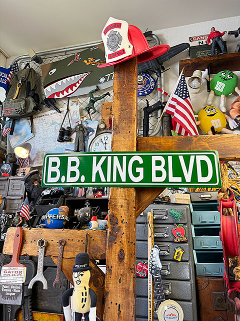 B.B.キング　ストリートサイン　ブリキ看板　ブルース ■ アメリカン雑貨 アメリカ雑貨 |  | 04