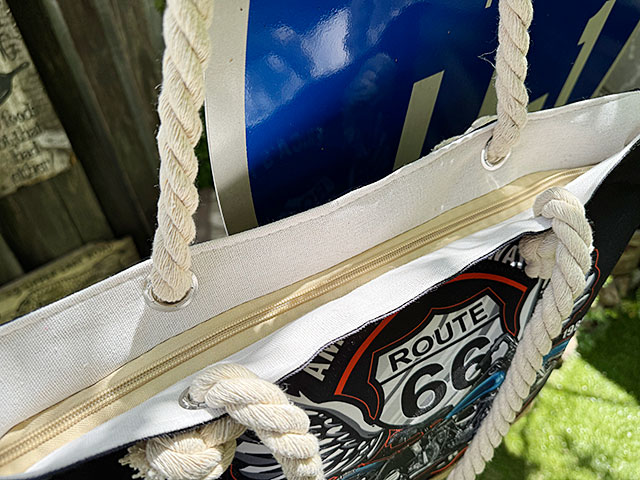 ルート66　ロープ　トートバッグ　（ハーレー） ■ アメリカン雑貨 アメリカ雑貨 爆買 |  | 05