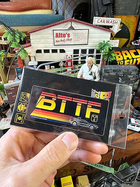 映画　バック・トゥ・ザ・フューチャー　オフィシャル　ステッカー　（BTTF/Sサイズ） ■ アメリカン雑貨 アメリカ雑貨 |  | 02