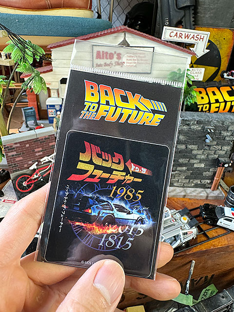 映画　バック・トゥ・ザ・フューチャー　オフィシャル　ステッカー　（日本語タイトル/Sサイズ） ■ アメリカン雑貨 アメリカ雑貨 |  | 02