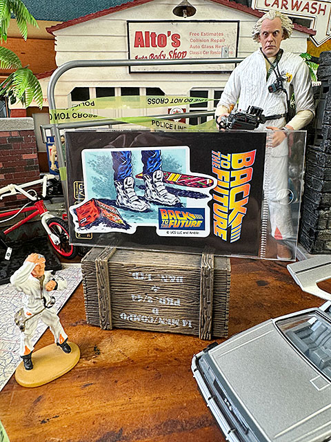 映画　バック・トゥ・ザ・フューチャー　オフィシャル　ステッカー　（未来アイテム/Sサイズ） ■ アメリカン雑貨 アメリカ雑貨 | 