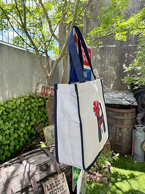 ハレイワ　キャンバストートバッグ　Lサイズ　（ライトグレー） ■ アメリカン雑貨 アメリカ雑貨 |  | 01