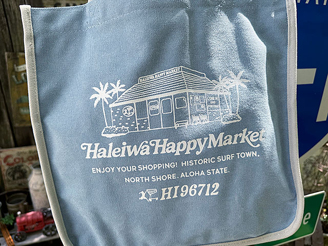 ハレイワ　キャンバストートバッグ　Lサイズ　（サックス） ■ アメリカ雑貨 アメリカン雑貨 |  | 02