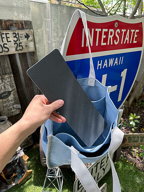 ハレイワ　キャンバストートバッグ　Lサイズ　（サックス） ■ アメリカ雑貨 アメリカン雑貨 |  | 09