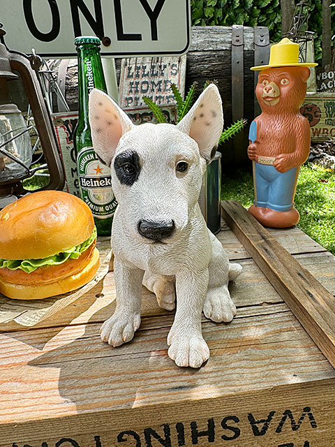 ブルテリア　レジン製スタチュー　ドッグオーナメント　オブジェ ■ アメリカン雑貨 アメリカ雑貨 |  | 01