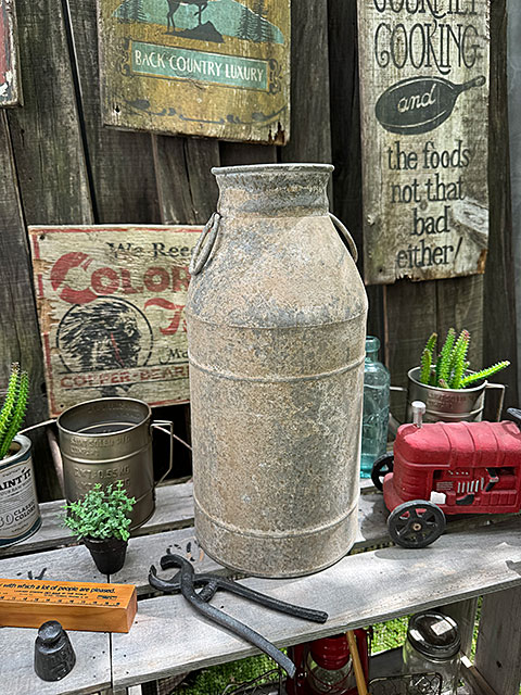 ファーマー　ミルク缶　（Mサイズ）　単品 ■ アメリカン雑貨 アメリカ雑貨 | 