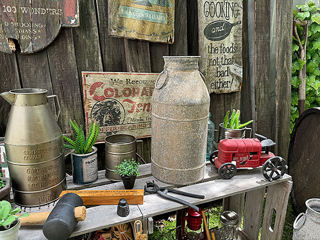 ファーマー　ミルク缶　（Mサイズ）　単品 ■ アメリカン雑貨 アメリカ雑貨 |  | 04