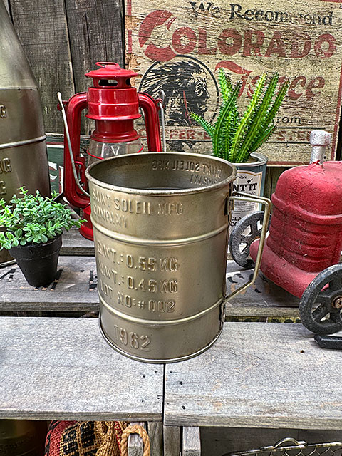 ドラム缶　マグポット　（大小2個セット） ■ アメリカン雑貨 アメリカ雑貨 |  | 05