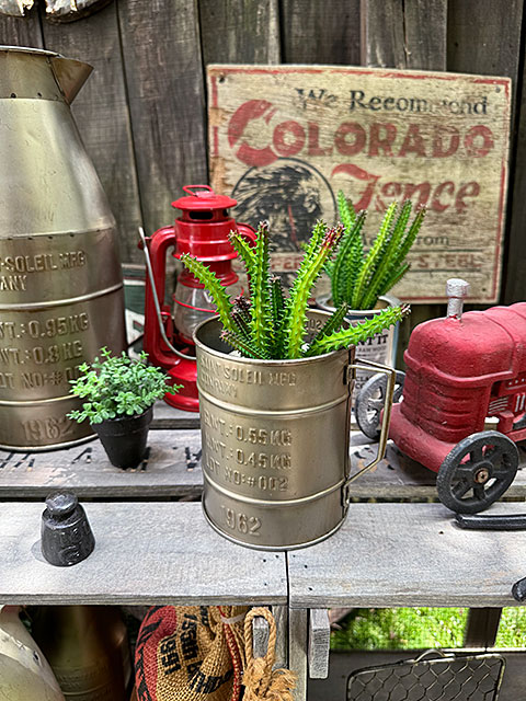 ドラム缶　マグポット　（大小2個セット） ■ アメリカン雑貨 アメリカ雑貨 |  | 07