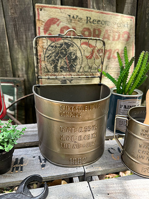 ドラム缶　ガーデンポケット　（Lサイズ） ■ アメリカン雑貨 アメリカ雑貨 |  | 04