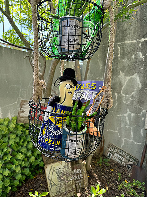 3連　ワイヤーバスケット　with　ロープ ■ アメリカン雑貨 アメリカ雑貨 |  | 04