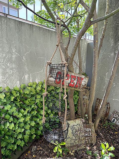 3連　ワイヤーバスケット　with　ロープ ■ アメリカン雑貨 アメリカ雑貨 |  | 12