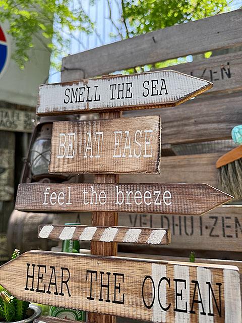 ビーチサイド　ガイドサイン　スタンドオブジェ ■ アメリカン雑貨 アメリカ雑貨 |  | 02