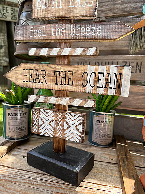 ビーチサイド　ガイドサイン　スタンドオブジェ ■ アメリカン雑貨 アメリカ雑貨 |  | 03