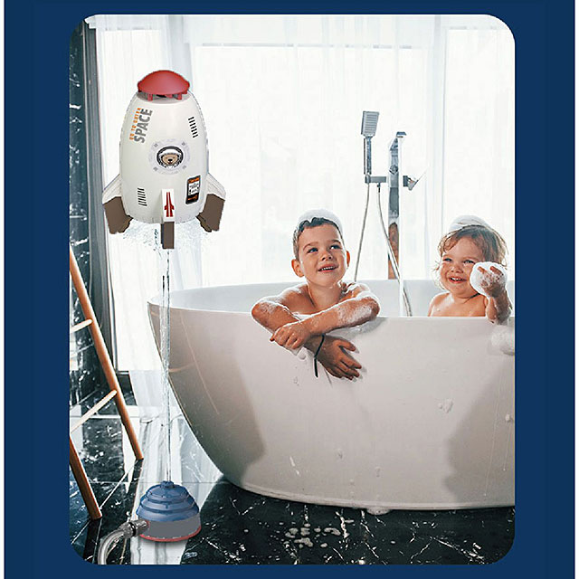 空中に浮かんでクルクル回る！　スプリンクラーロケット　（スペースグレー） ■ アメリカン雑貨 アメリカ雑貨 | 