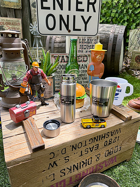 ムーンクラシック　ステンレス　サーモボトル　S　130ml　ムーンアイズ ■ アメリカン雑貨 アメリカ雑貨 水筒 |  | 05