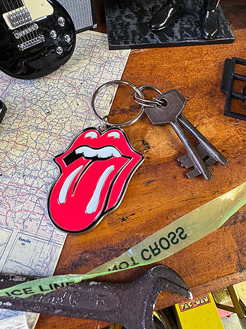 ローリングストーンズ オフィシャル メタル キーホルダー （リップス
