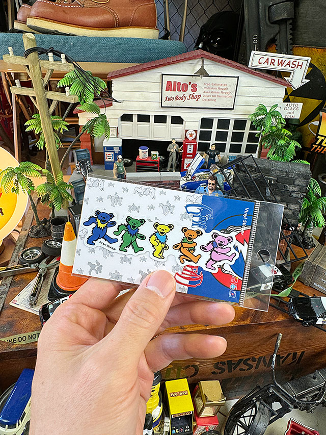 グレイトフルデッド　ステッカー　（ダンシングベアー/レインボー） ■ アメリカン雑貨 アメリカ雑貨 |  | 02