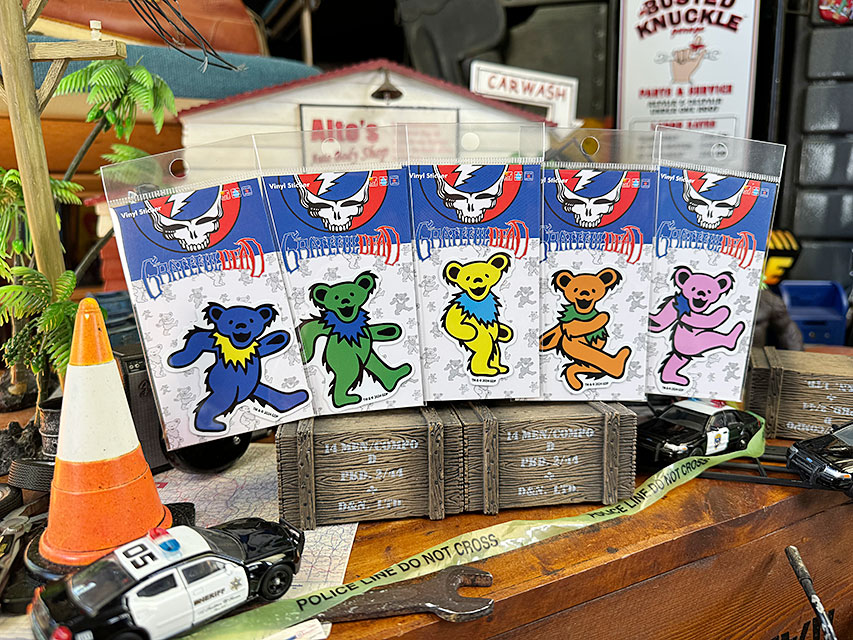 グレイトフルデッド　ステッカー　（ダンシングベアー/全5枚セット） ■ アメリカン雑貨 アメリカ雑貨 | 