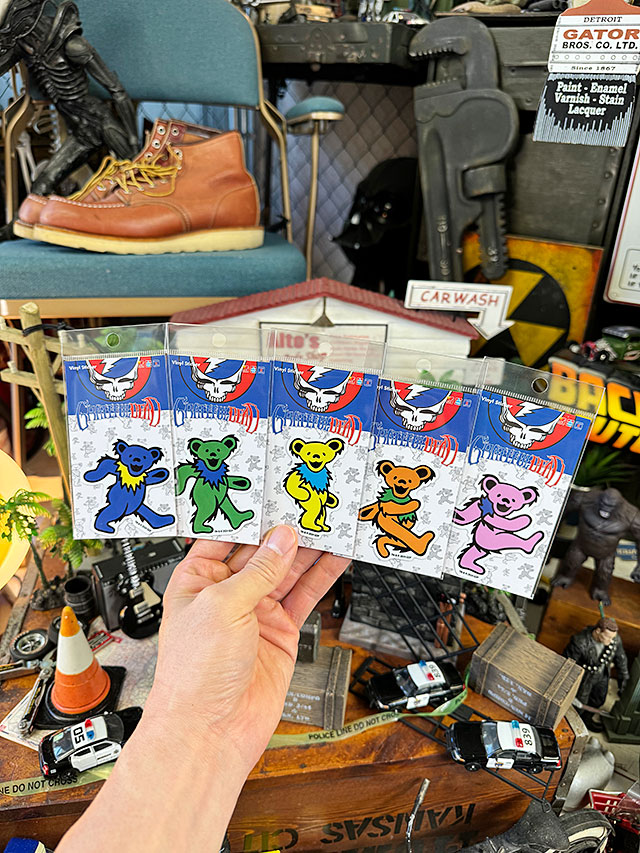 グレイトフルデッド　ステッカー　（ダンシングベアー/全5枚セット） ■ アメリカン雑貨 アメリカ雑貨 |  | 04