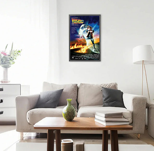 映画　バック・トゥ・ザ・フューチャー　Part1　オフィシャル　ポスター　※フレームは付属しません 爆買 |  | 01