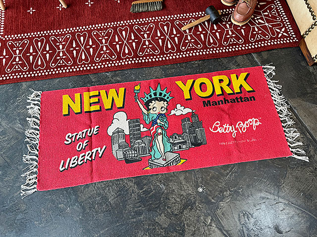 ベティ・ブープ　コットンマット　120cmロングサイズ　（ニューヨークベティ） ■ アメリカン雑貨 アメリカ雑貨 | 