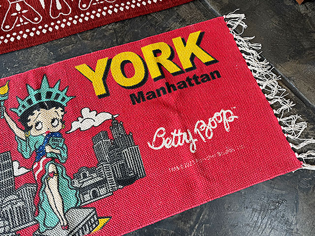 ベティ・ブープ　コットンマット　120cmロングサイズ　（ニューヨークベティ） ■ アメリカン雑貨 アメリカ雑貨 |  | 02